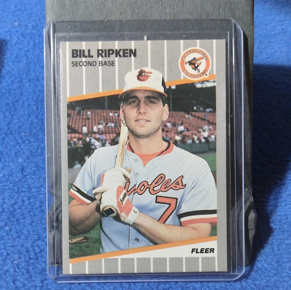 1989 BILL RIPKEN BLACK BOX EROR BAT